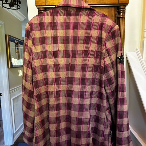 Avec Les Filles Plaid Pin Blazer - Picture 9 of 11